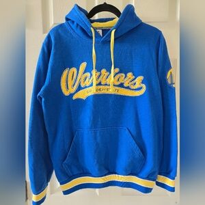 Golden State Warriors hooded sweatshirt, size: adult small